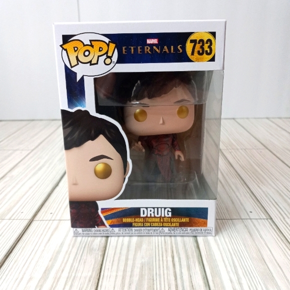 Marvel Eternals Druig Bobble Head Funko Pop #733 Figure - Picture 1 of 6